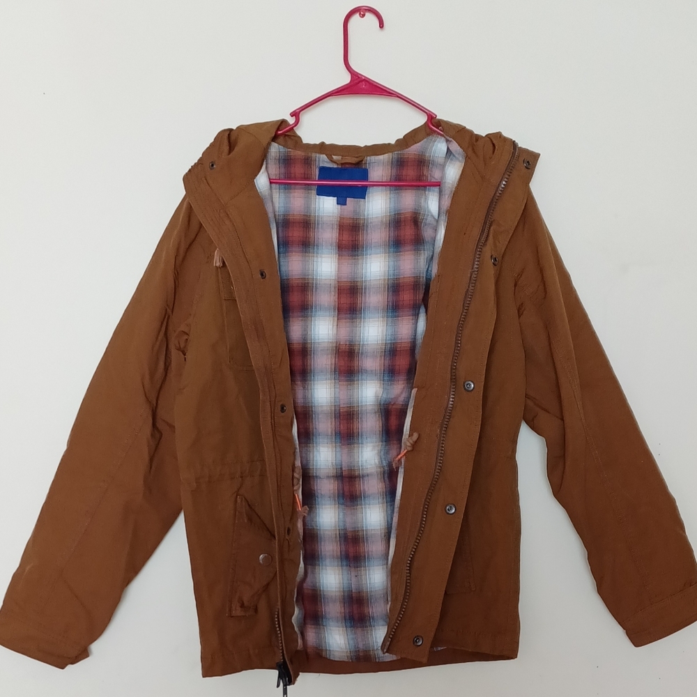 Aeropostale Brown Windbreaker Jacket